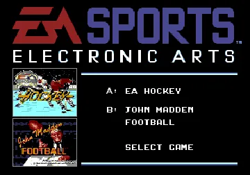 EA Sports Double Header (Europe) screen shot title